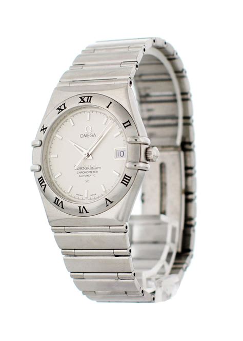 omega constellation stainless steel